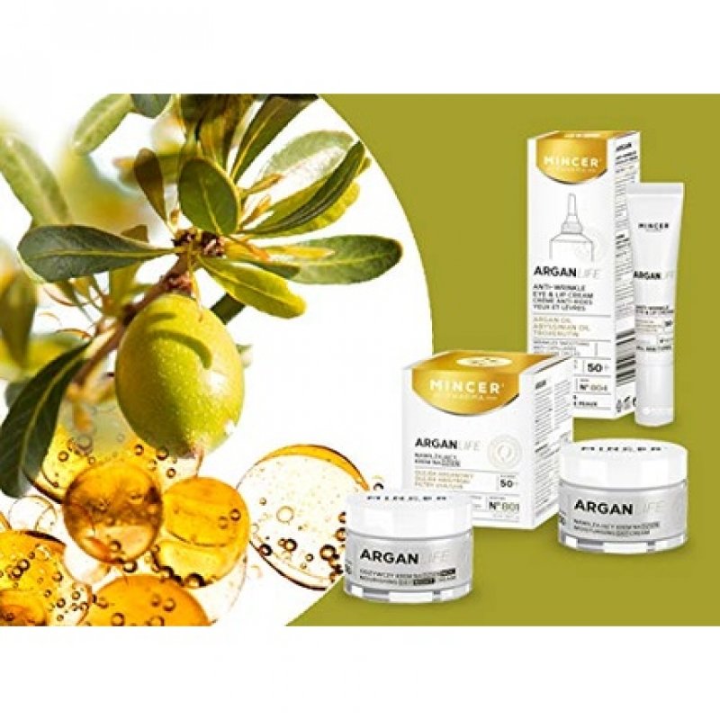 Mincer Pharma Argan Life 50 Moisturizing, Illuminating and Age Spots Reducing Face and Neck 100% Argan Oil 15ml