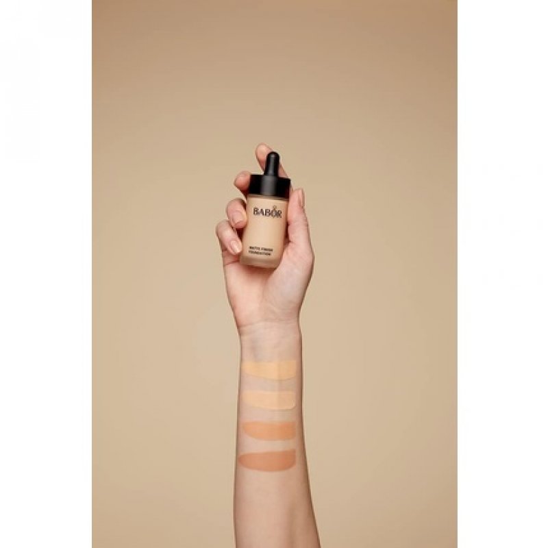 BABOR MAKE UP Matte Finish Foundation with Serum 30ml 04 Almond