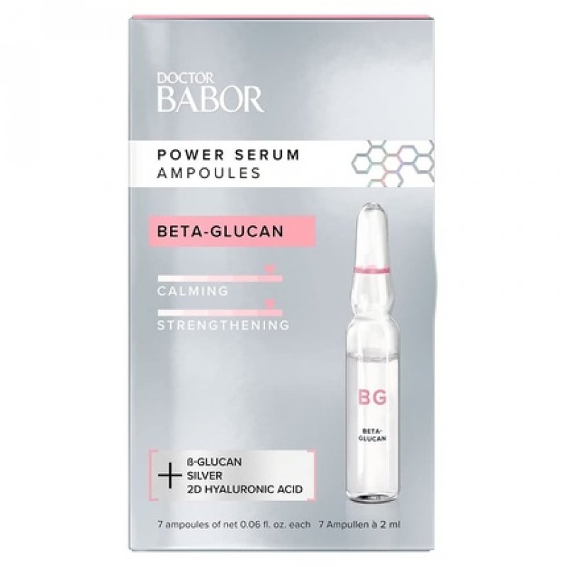 DOCTOR BABOR Power Serum Beta-Glucan Face Ampoules with Hyaluronic Acid 7 x 2ml