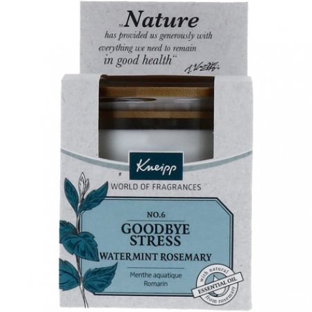 Kneipp Home Fragrances No.6 Goodbye Stress Kaars Watermint Rosemary 145gr
