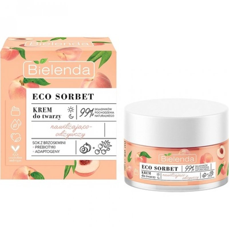 ECO SORBET Peach Cream Moisturizer 50ml
