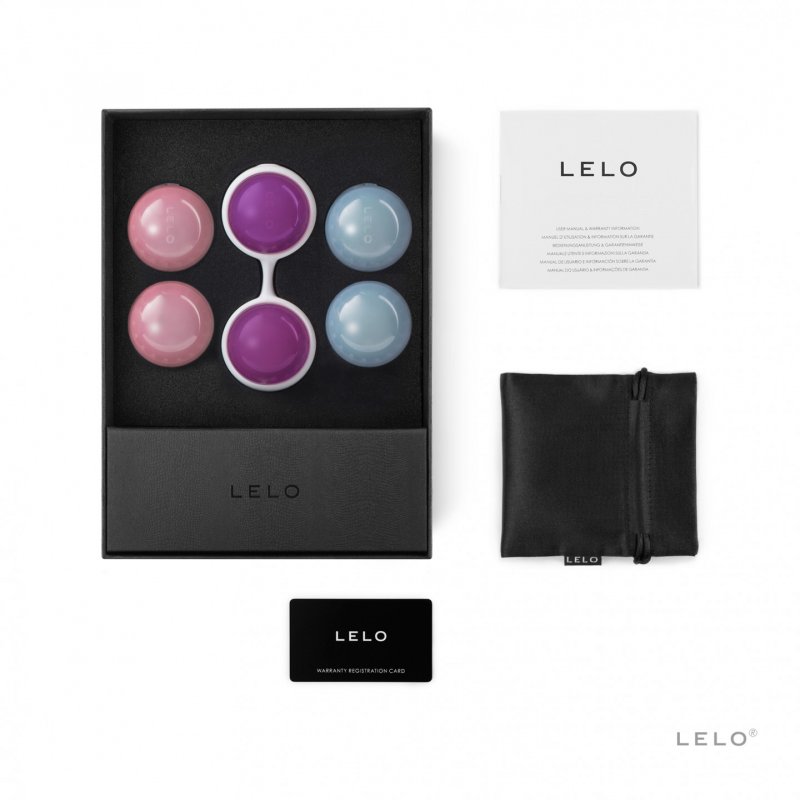 LELO Beads Plus Luxurious Kegel Balls with String for Various Training Combinations