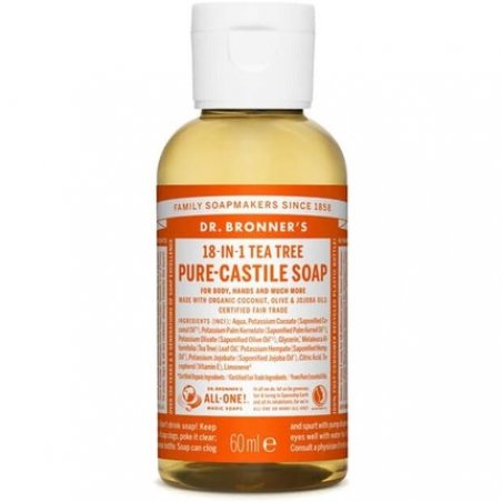 Dr. Bronner's Tea Tree Liquid Soap 60ml