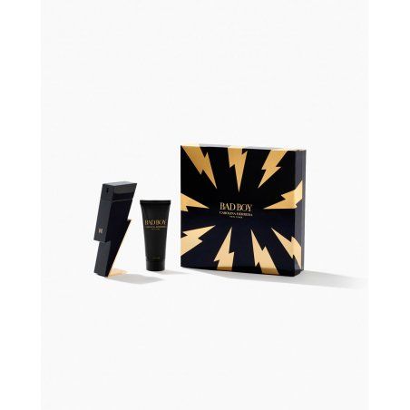 Carolina Herrera Bad Boy 2 Piece Gift Set: Eau De Toilette 100ml - Shower Gel 100ml