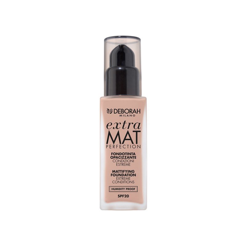 Deborah Milano Extra Mat Perfection Foundation 30 ml Flacon pompe Liquide 1 Fair