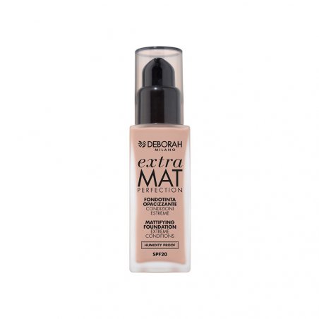 Deborah Milano Extra Mat Perfection Foundation 30 ml Flacon pompe Liquide 1 Fair