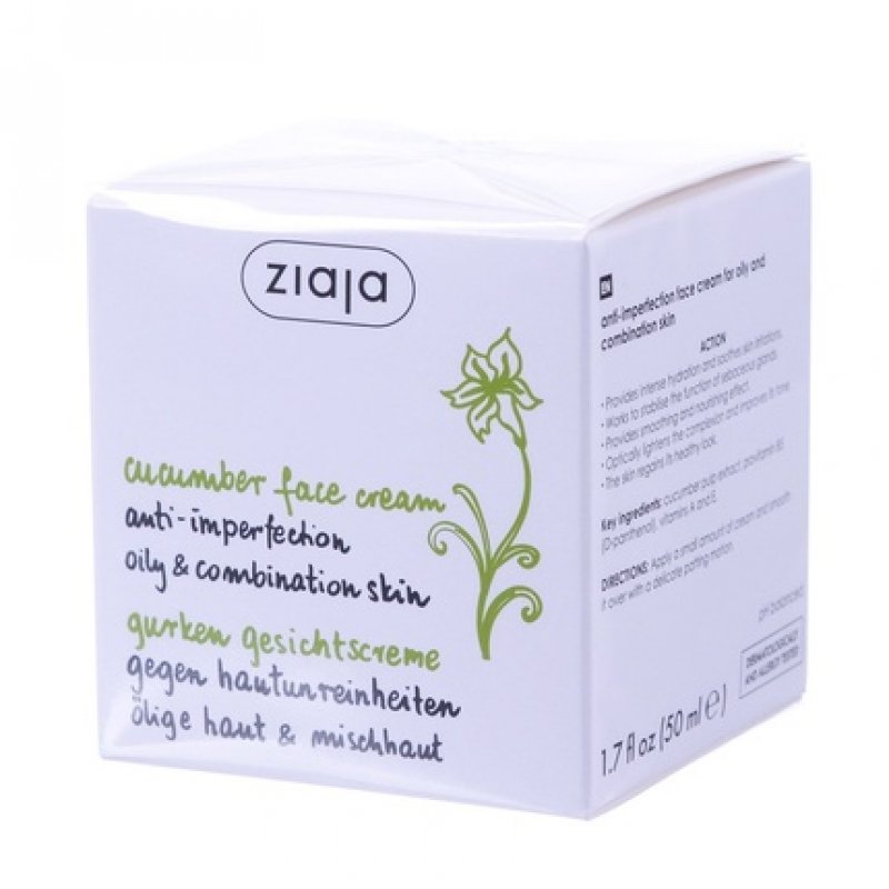 ZIAJA Cucumber Face Cream 50ml