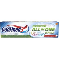 Odol-med3 All in One Schutz Extra Fresh Toothpaste for Dental Care 75ml