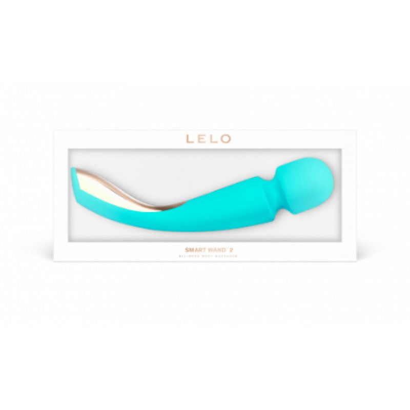 LELO SMART WAND 2 L-Size Deep Tissue Body Massager with 10 Vibration Patterns Aqua