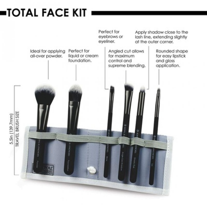 Moda Total Face Set with Case Black