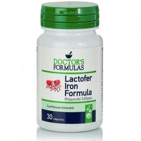 Doctor's Formulas Lactofer Iron Formula Microencapsulated Iron 30 Capsules