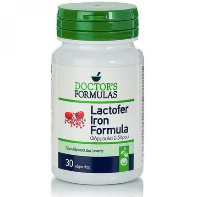Doctor's Formulas Lactofer Iron Formula Microencapsulated Iron 30 Capsules