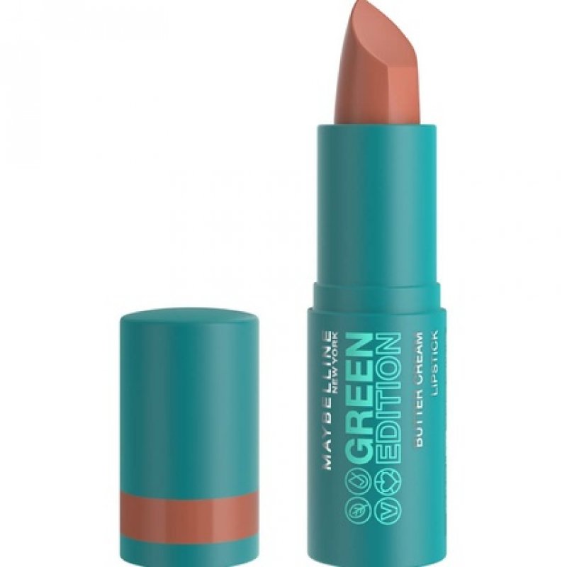 Maybelline New York Green Edition Buttercream Lipstick 014 Sandy 3.4g