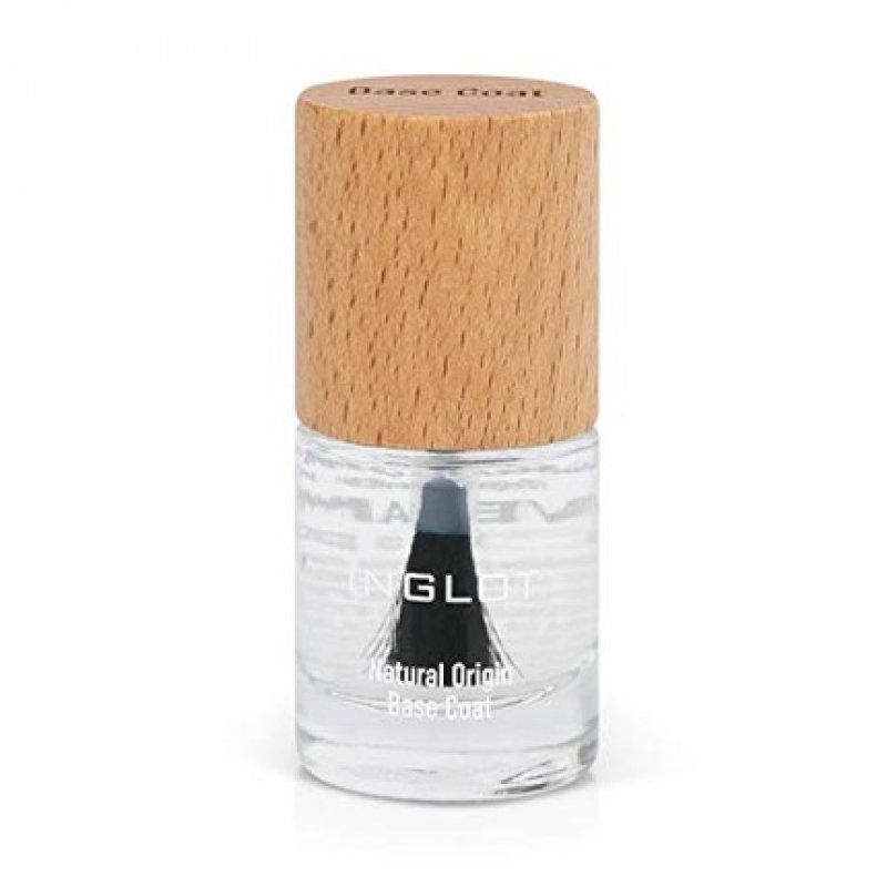 Inglot Natural Origin Transparent Quick-Drying Base Coat with 84% Natural Ingredients 8ml