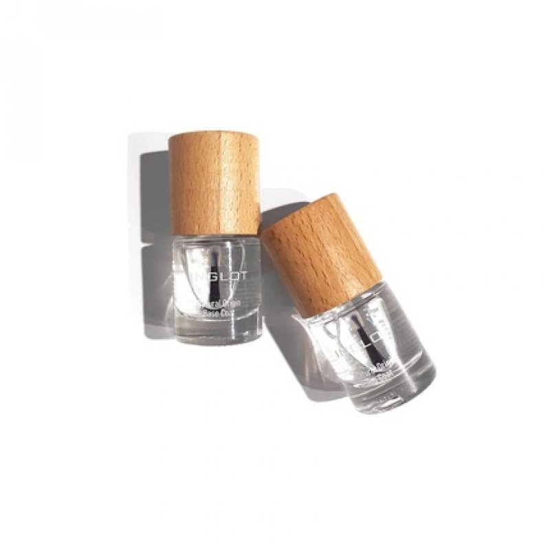 Inglot Natural Origin Transparent Quick-Drying Base Coat with 84% Natural Ingredients 8ml