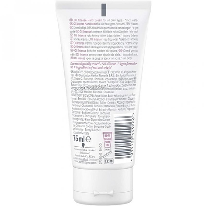 Barnängen Oil Intense Hand Cream Rose Scent 75ml