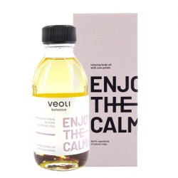 Veoli Enjoy the Calmness Body Oil Relaxing Care Oil 150ml for All Skin Types with Rose Petals