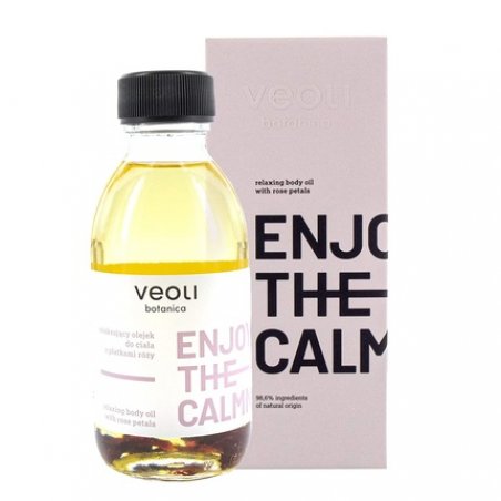 Veoli Enjoy the Calmness Body Oil Relaxing Care Oil 150ml for All Skin Types with Rose Petals