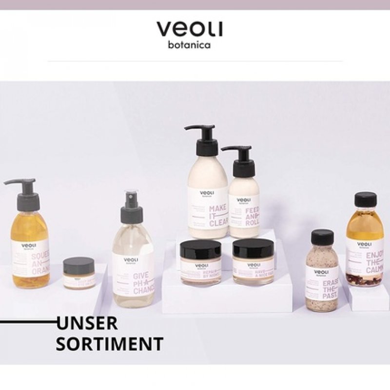 Veoli Enjoy the Calmness Body Oil Relaxing Care Oil 150ml for All Skin Types with Rose Petals