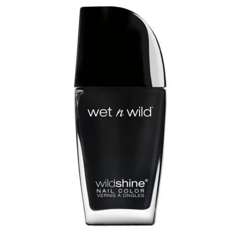 Wet 'n' Wild Wild Shine Nail Color Black Crème 12ml
