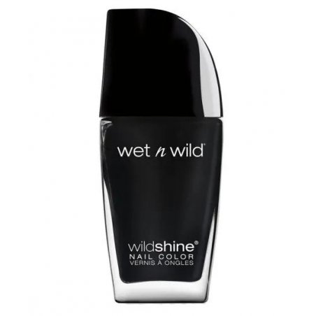 Wet 'n' Wild Wild Shine Nail Color Black Crème 12ml
