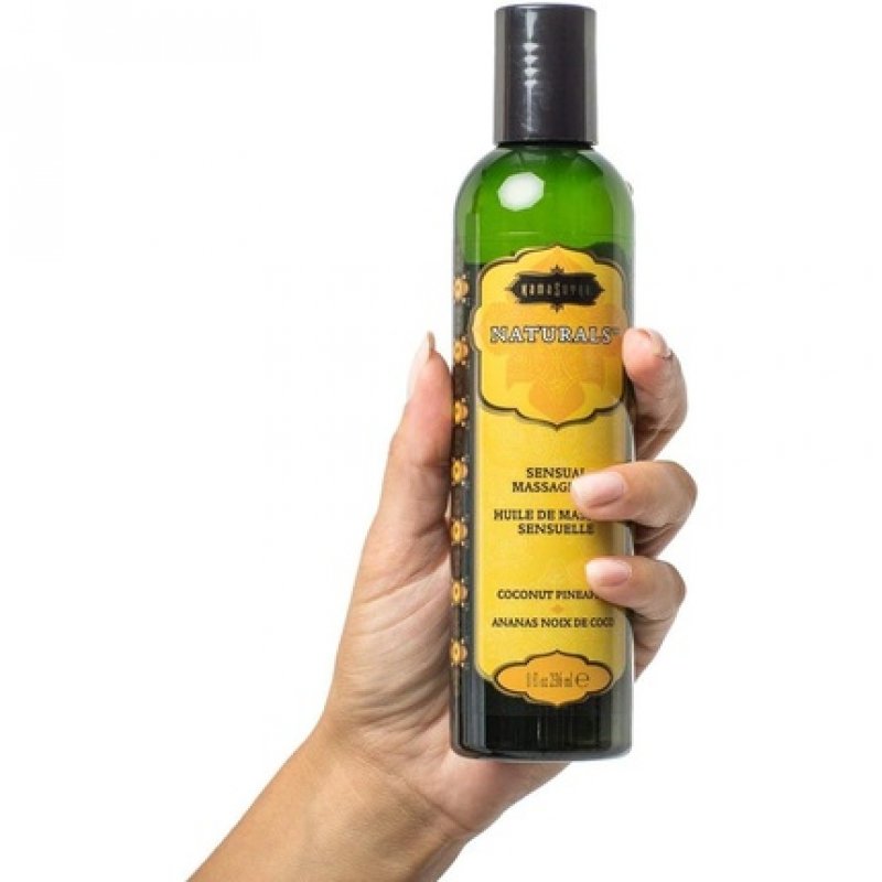 KAMA SUTRA Naturals Massage Oil 8 fl oz 236 ml Coconut Pineapple