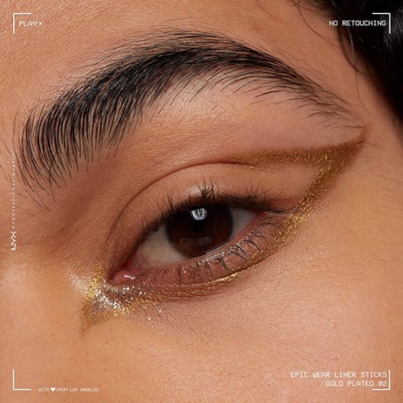 NYX Professional Makeup Epic Wear Liner Stick Long-Lasting Eyeliner Pencil Gold Plated 02