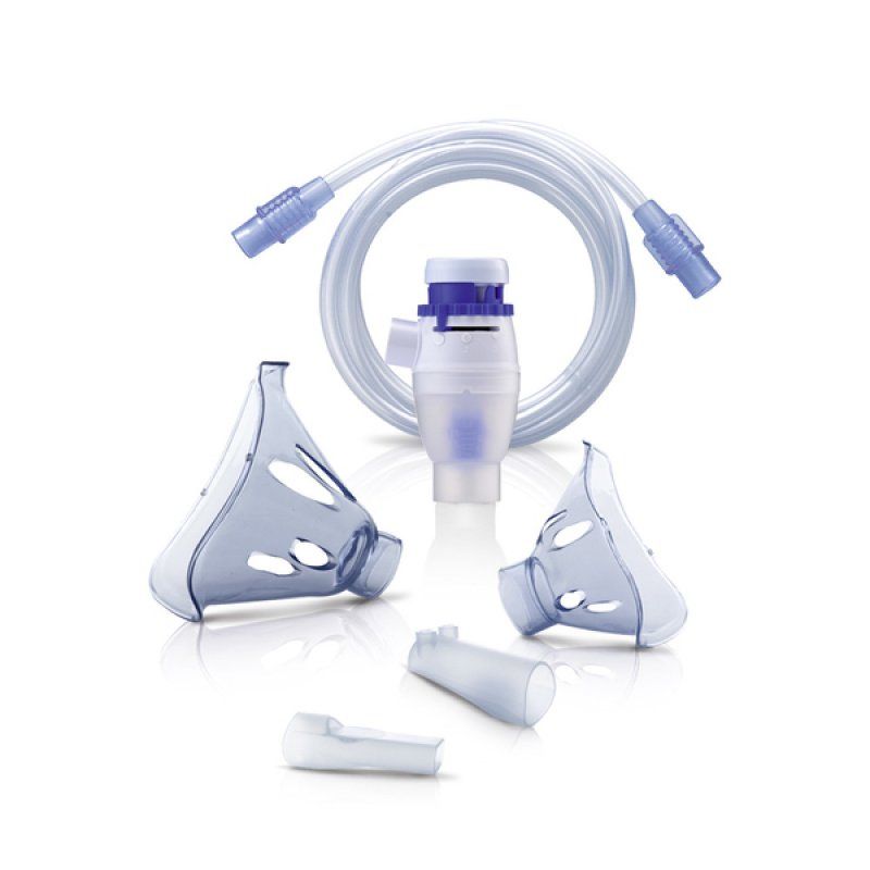 OMRON A3 Complete 3-in-1 Aerosol Inhalation Device for Treating Upper, Middle, and Lower Respiratory Tract in Colds,