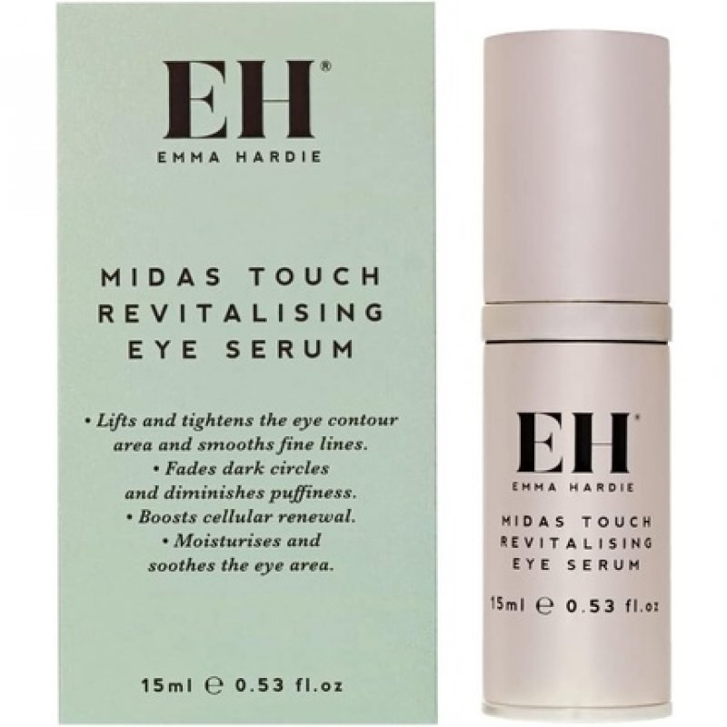 Emma Hardie Midas Touch Revitalising Eye Serum 15ml - Dermatologically Tested Suitable for Sensitive Skin Reduces Dark