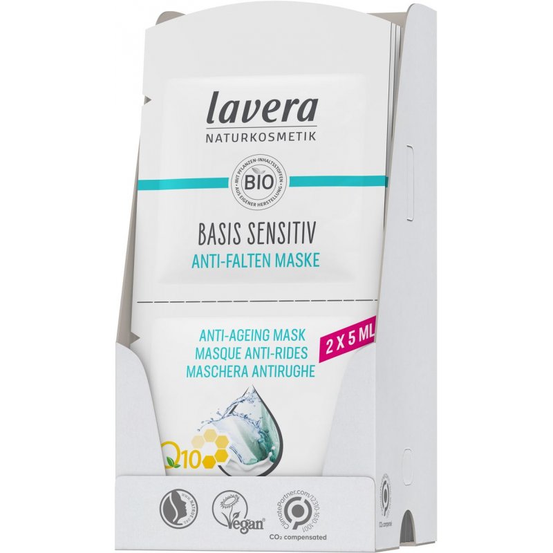 Lavera Organic Anti Aging Face Mask with Jojoba, Aloe Vera and Coenzyme Q10 10ml