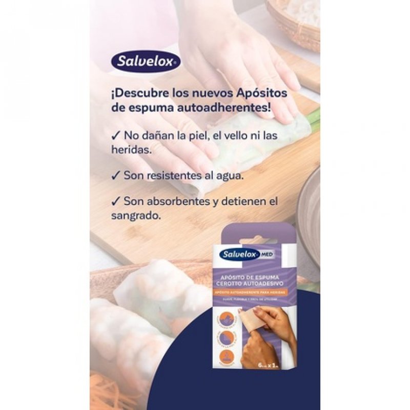 Self Adhesive Foam Dressing 1m x 6cm Strip