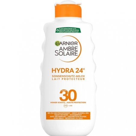 Garnier Ambre Solaire Sun Protection Milk SPF 30 Moisturising Sun Cream with Shea Butter 200ml
