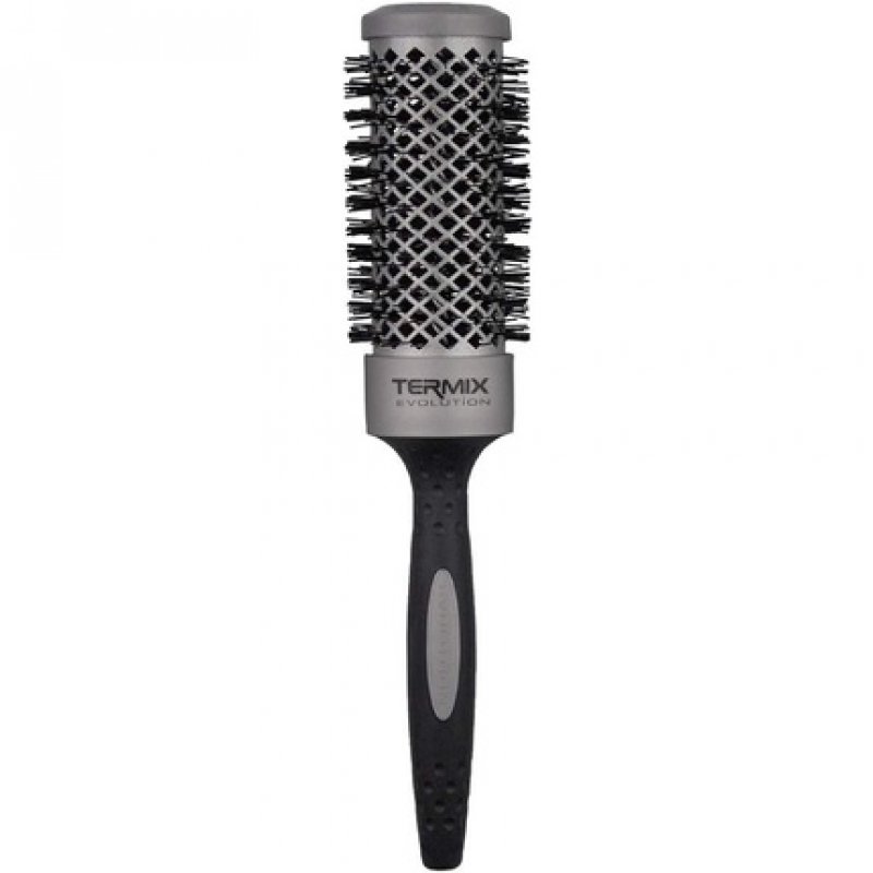 Termix Evolution Basic Hairbrush for Normal Hair with Ionized Bristles Grey