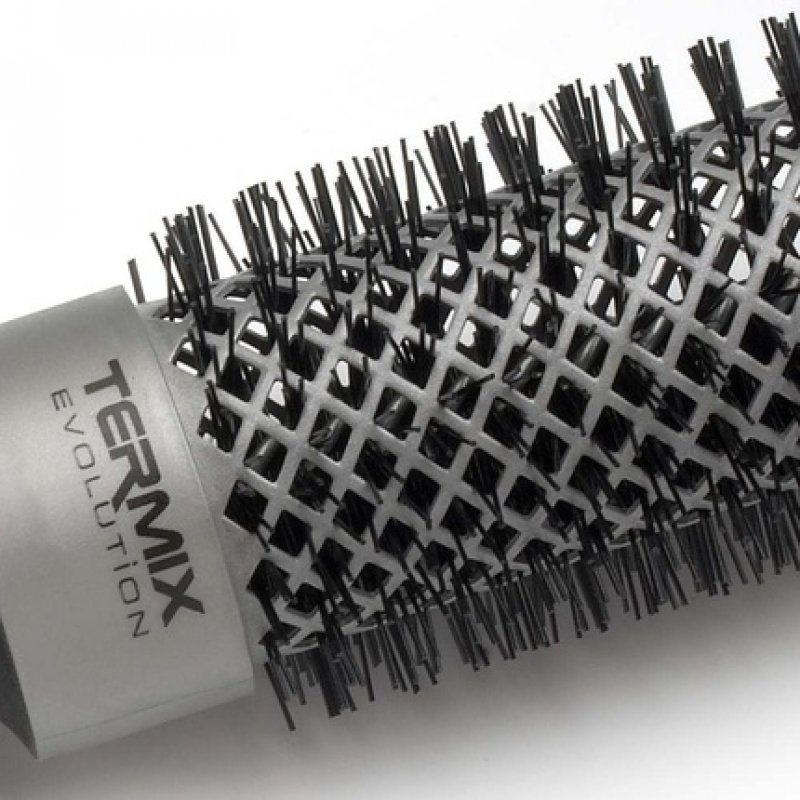 Termix Evolution Basic Hairbrush for Normal Hair with Ionized Bristles Grey