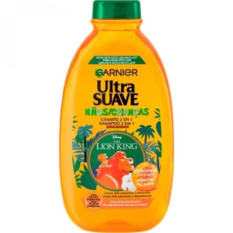 Garnier Ultra Soft Apricot 2-in-1 Shampoo for Children - Easy to Untangle