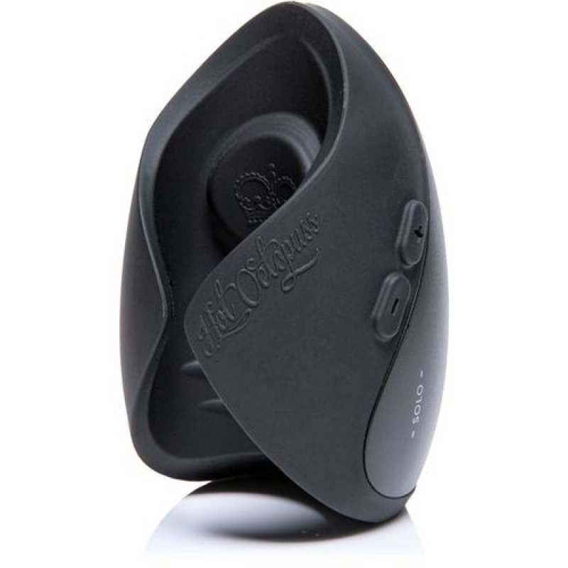 Hot Octopuss Pulse Solo Lux Masturbateur de poche Noir Acrylonitrile-Butadiène-Styrène (ABS), Silicone