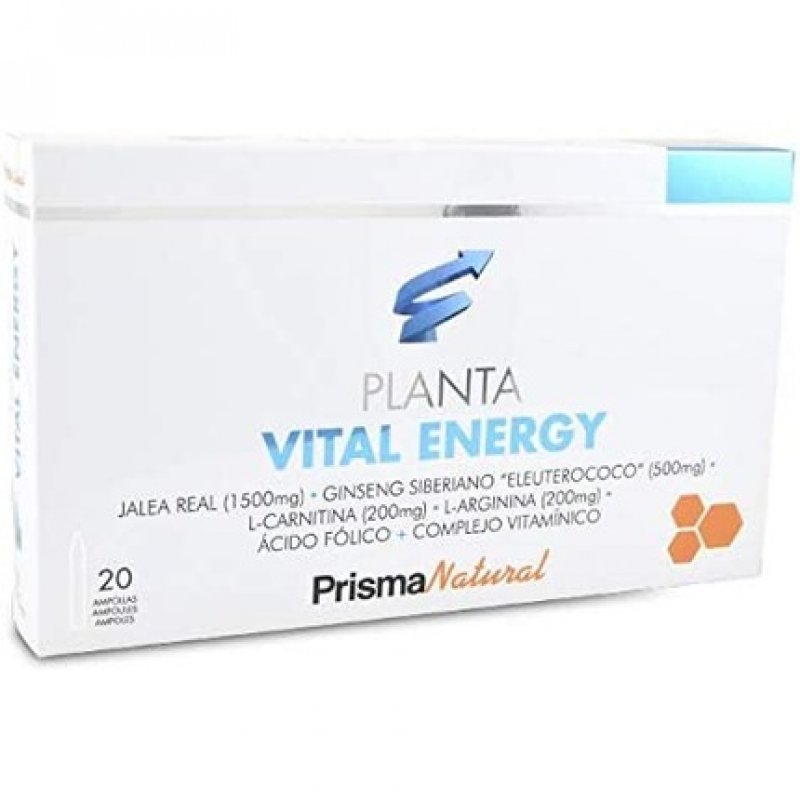 Planta Vital Energy Prisma Natural 20 Ampoules of 10ml
