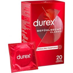 Durex Transparent Condoms One Size 20 Count