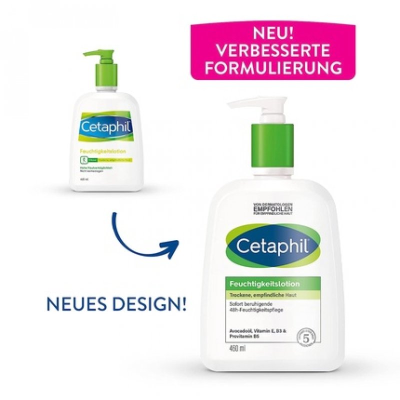 Cetaphil Moisturizing Lotion for Dry and Sensitive Skin 460ml