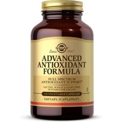 Solgar Advanced Antioxidant Formula 120 Vegetable Caps - Full Spectrum Antioxidant Support - Contains Zinc, Vitamin C,