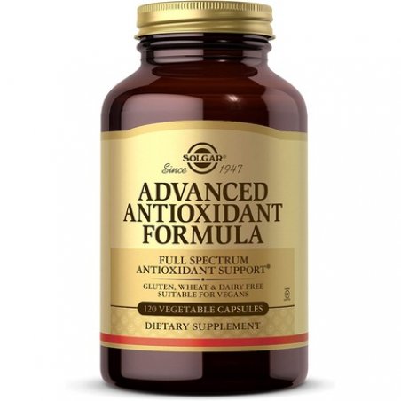 Solgar Advanced Antioxidant Formula 120 Vegetable Caps - Full Spectrum Antioxidant Support - Contains Zinc, Vitamin C,