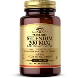 Solgar Yeast-Free Selenium 200mcg 100 Tablets - Supports Antioxidant and Immune System Health - Non-GMO Vegan Gluten