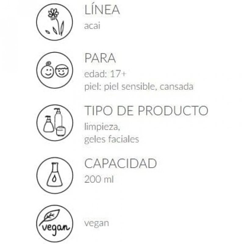 Acai Berry Micellar Cleansing Face Scrub 200ml