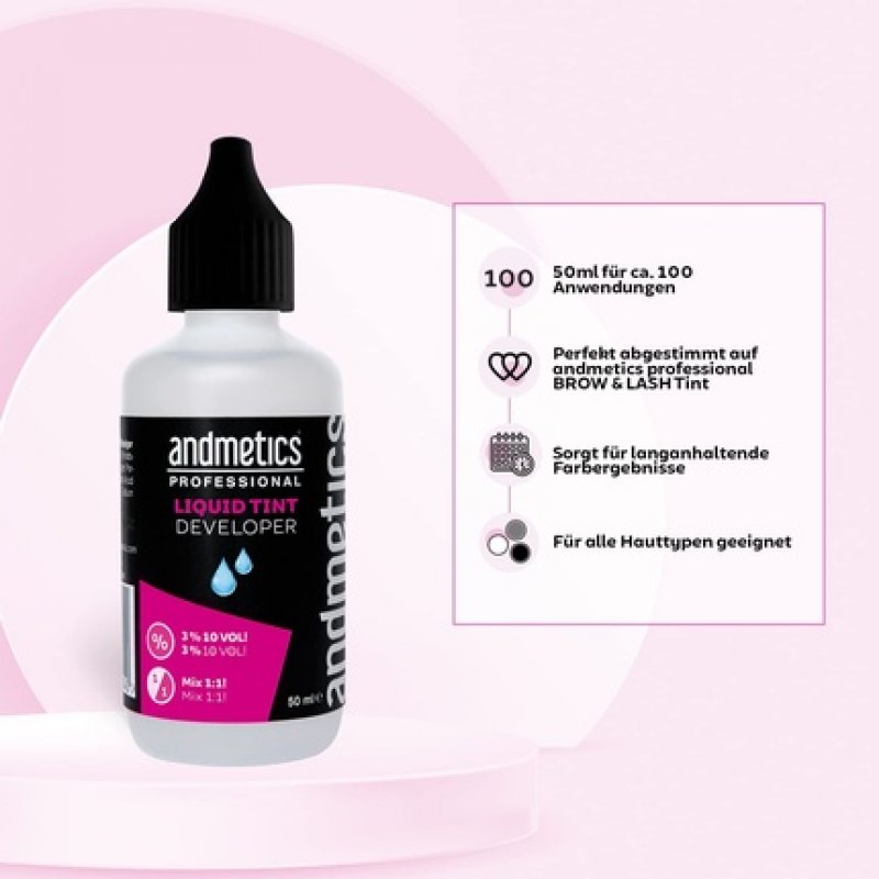 Andmetics Liquid Developer for Easy and Quick Color Mixing 50ml