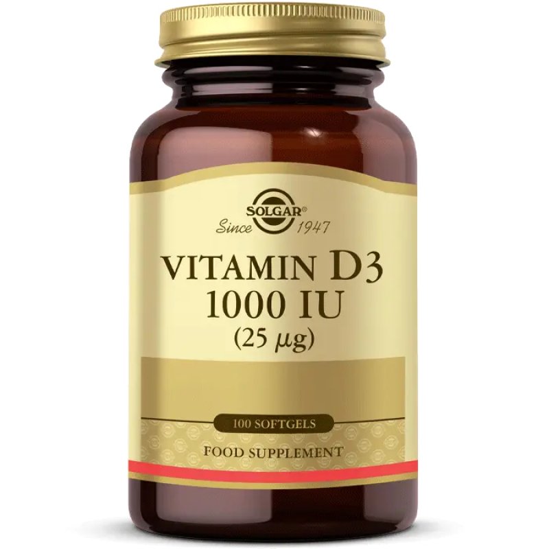 Solgar Vitamin D3 1000 IU Single vitamin