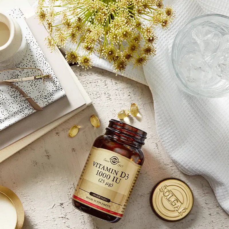 Solgar Vitamin D3 1000 IU Vitamine unique