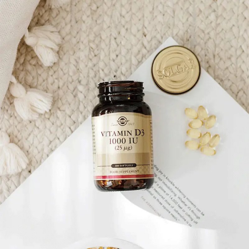 Solgar Vitamin D3 1000 IU Vitamine unique