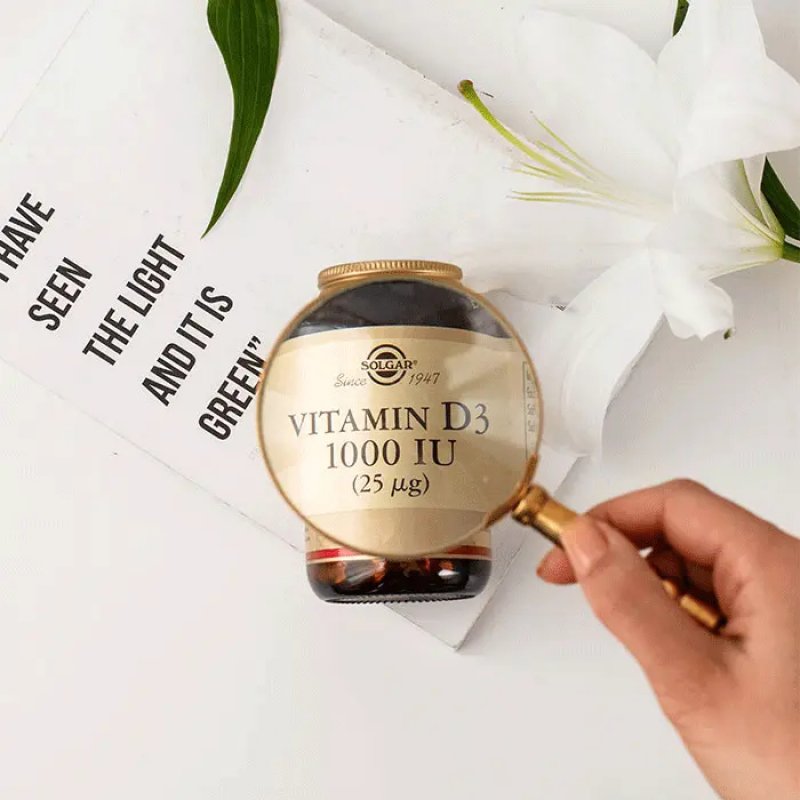 Solgar Vitamin D3 1000 IU Vitamine unique