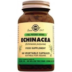 Solgar Echinacea Full Potency Herb 100 Vegetarian Capsules
