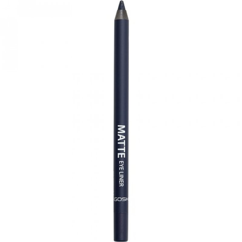 Gosh Matte Eyeliner In Mysterious Night Blue, Creamy Soft Texture For Easy